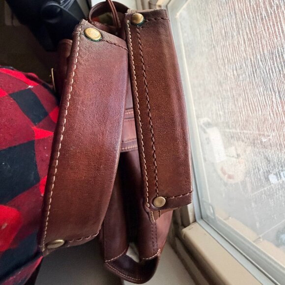 Coach 65thAnniversary Mandy Vintage Y2K Whiskey Brown Leather Shoulder Bag 10330 - Picture 12 of 15